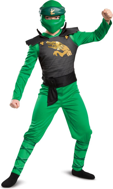 Disguise lego - ninjago, lloyd legacy jumpsuit classic, maat m (7-8 jaar), jongens