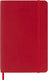 Moleskine 12 maanden agenda - 2027 - dagelijks - pocket - zachte kaft - rood