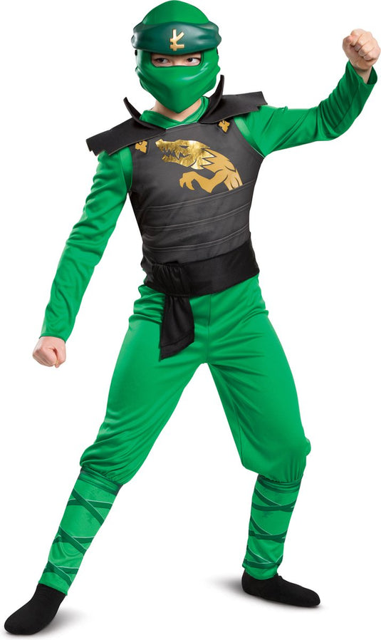 Disguise lego - ninjago, lloyd legacy jumpsuit classic, maat s (4-6 jaar), jongens