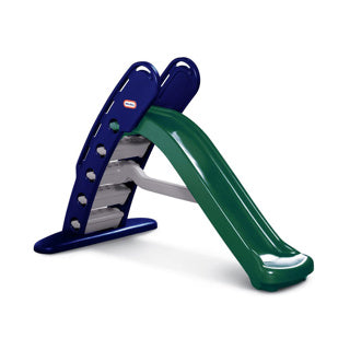 Load image into Gallery viewer, Little tikes glijbaan giant slide groen met blauw
