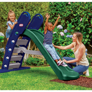 Load image into Gallery viewer, Little tikes glijbaan giant slide groen met blauw
