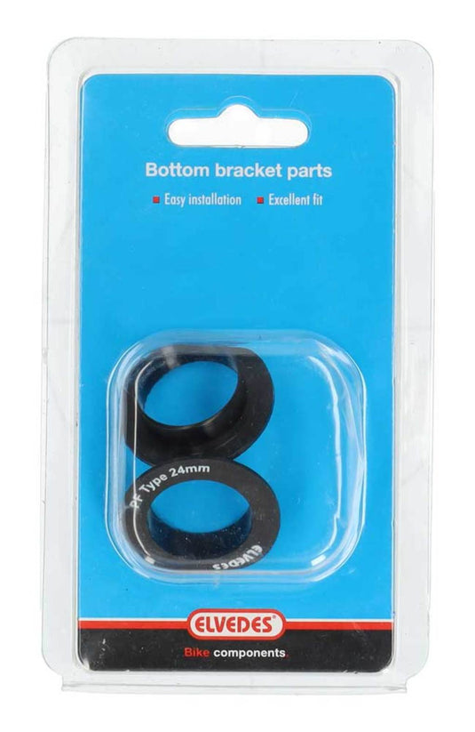 Trapas lagerkapjes Elvedes voor Shimano 24mm Press-fit (2 stuks)
