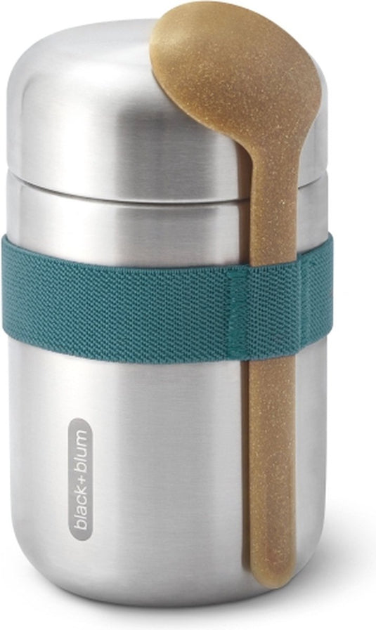 Black blum black+blum food flask - thermo voedselcontainer - 0.4ltr - blauw