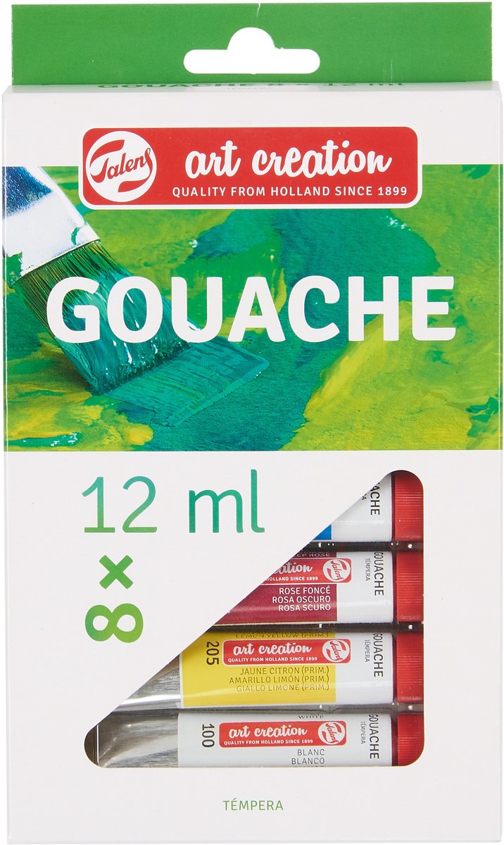 Load image into Gallery viewer, Talens art creation gouache set 8x12ml
