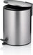 Kela pedaal afvalemmer, 5 l, zilver - | mats