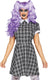 Leg avenue plaid babydoll dress