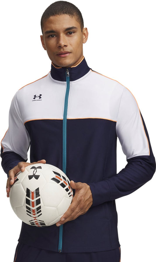 Under armour m challenger track jacket-wht heren sportvest - wit - midnight navy