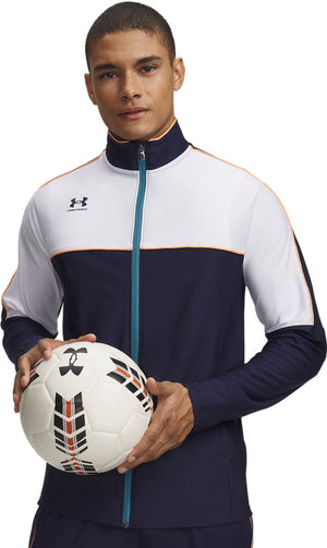 Under armour m challenger track jacket-wht heren sportvest - wit - midnight navy s