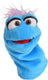 Living puppets buffalo handpop - blauw dier voor kinderhanden - 25cm