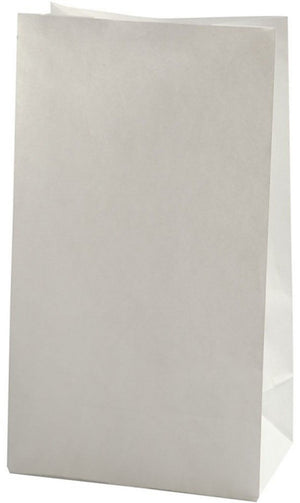 Creativ company papieren zakjes 9x15 cm 27 cm hoog 46 g 100 stuks wit