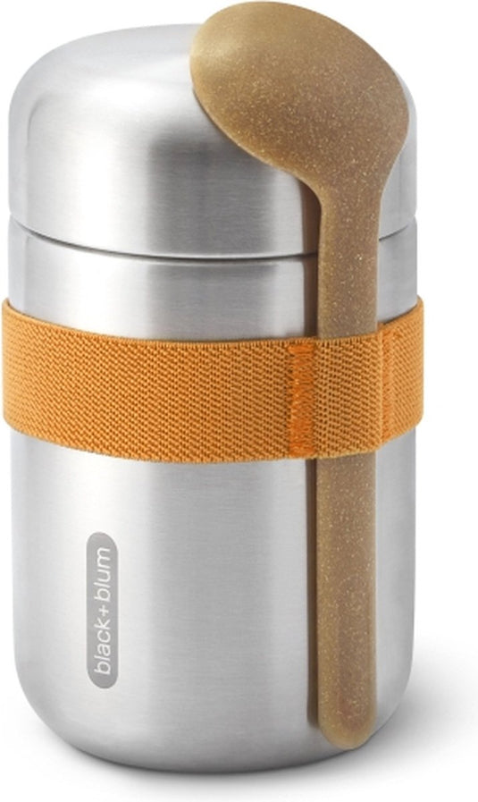 Black blum black+blum food flask - thermo voedselcontainer - 0.4ltr - oranje