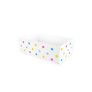 Paperdreams snack doosjes - party dots- papier 6 -delig 14x8x4,5cm