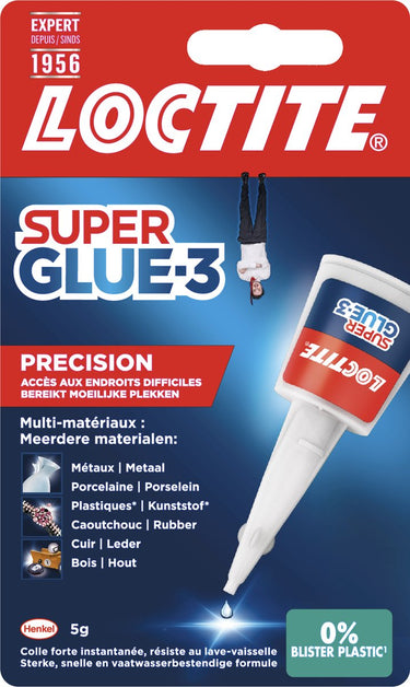 Loctite precision 5 gram extreem sterk | universele secondenlijm | multilijm voor knutsel precisie oplosingen | sterke alleslijm.
