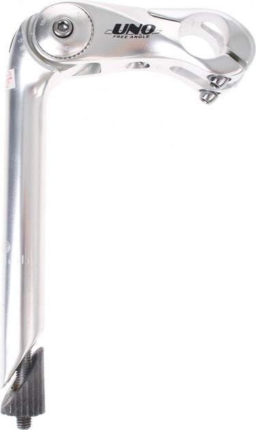 Stuurpen verstelbaar 110mm x 22.2mm- Zilver