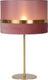 Lucide extravaganza tusse - tafellamp - ø 30 cm - 1xe14 - roze