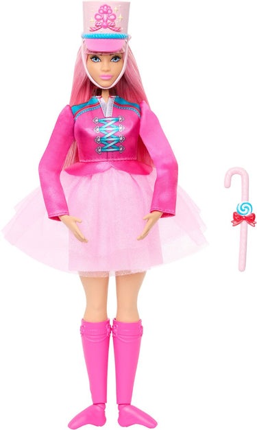Mattel barbie in de notenkraker daisy ballerina pop - met beweegbare enkels en een zuurstok als baton