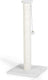 Beeztees serpa xl katten krabpaal - hoge krabpaal - met touw - met balletje - wit - 40x40x90 cm