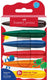 Faber-castell waskrijt - fingers - 6 stuks op karton blister - fc-120409
