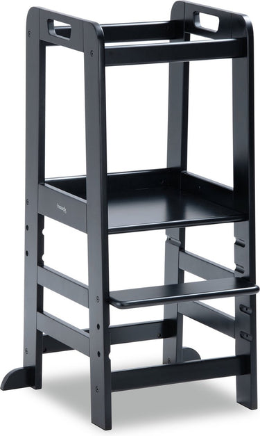 Hauck learn n explore - leertoren - opstapje - fsc® mix gecertificeerd beukenhout - black