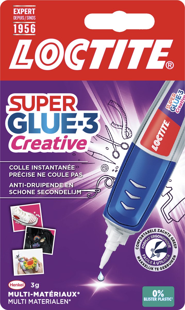 Load image into Gallery viewer, Loctite creative pen 3g secondelijm | hoge detail alleslijm | multilijm seconde lijm.
