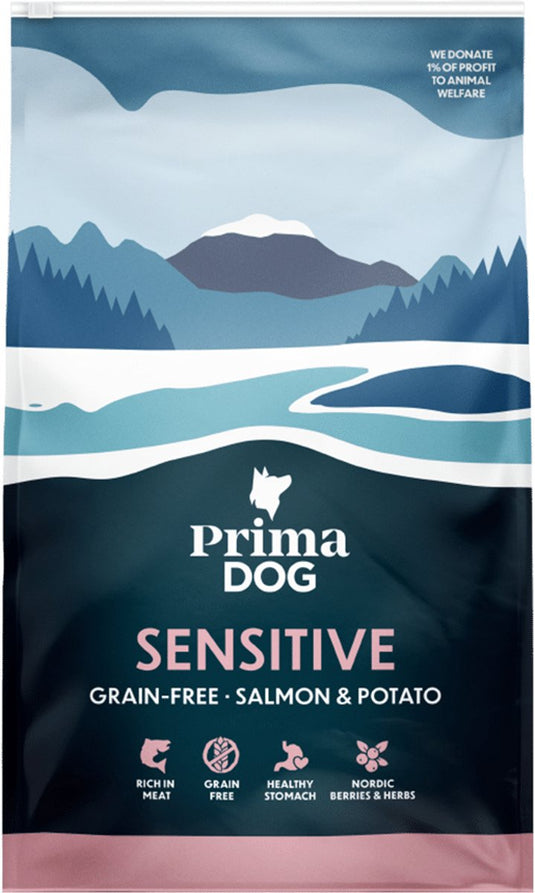 Primadog hondenvoer zalm aardappel adult - graanvrij - 3 kilo