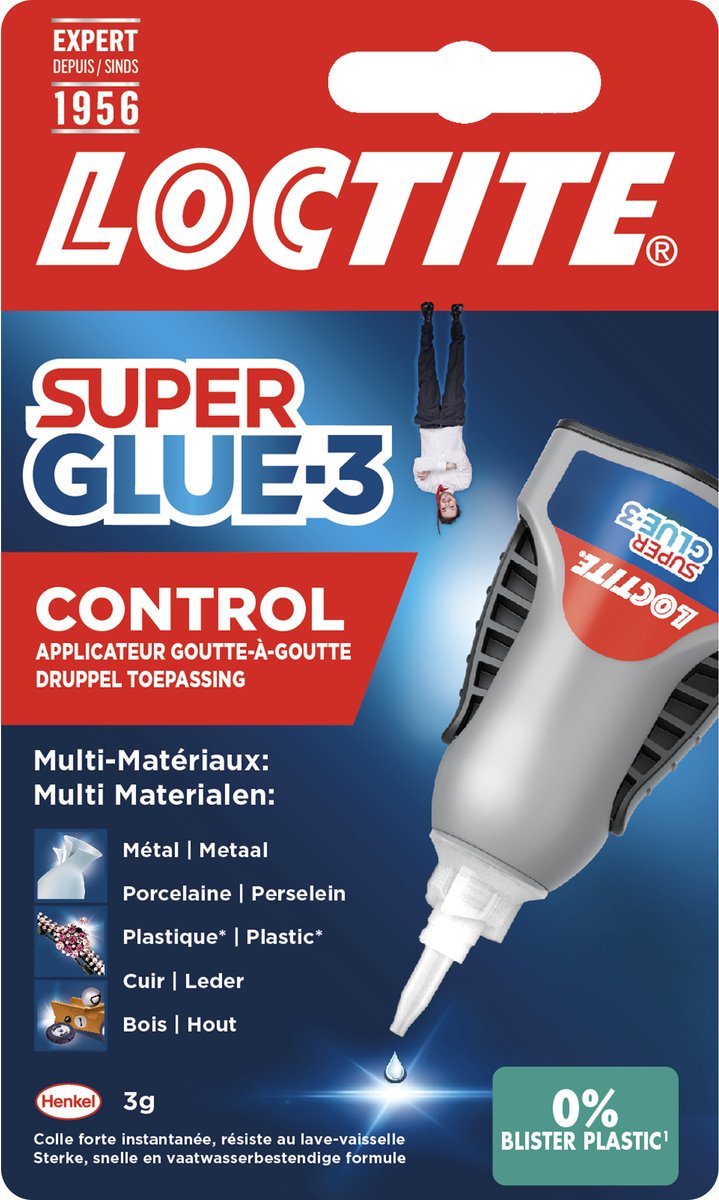 Load image into Gallery viewer, Loctite power control 3 g | unieke doseerfles voor precieze toepassing | sterke secondelijm voor alles | multifunctioneel voor diverse materialen | gemakkelijk te gebruiken voor snelle reparaties en multitoepassingen
