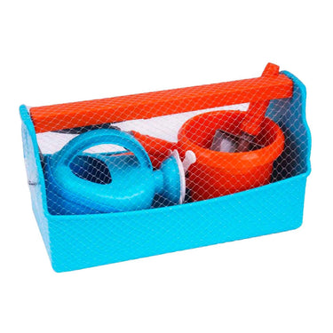 Sun fun tuin gereedschapsset 7-delig kunststof 30x14x16cm