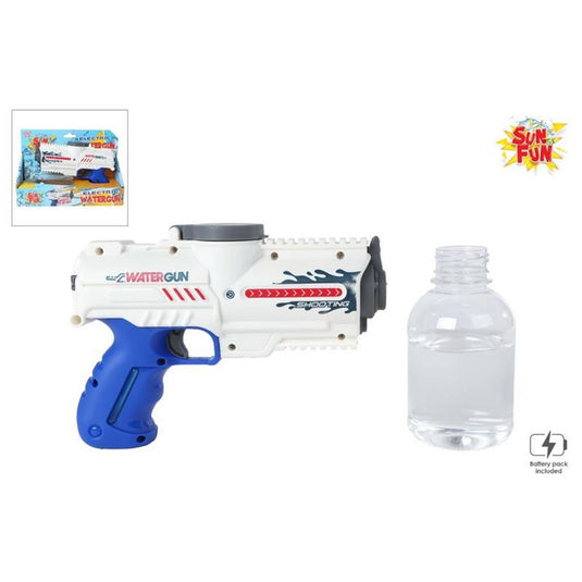 Sun fun waterpistool elektrisch met fles 18cm