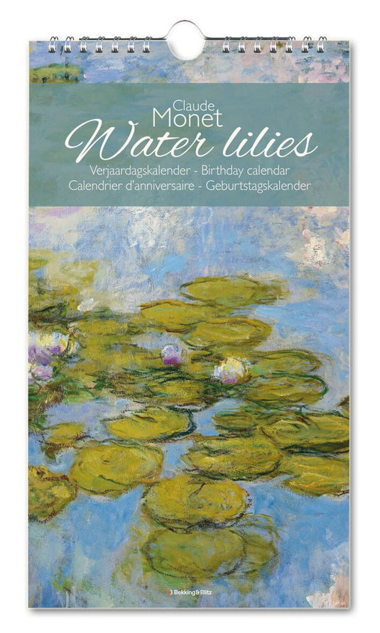 Bekking blitz water lelies verjaardagskalender claude monet