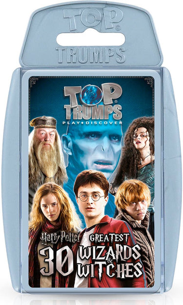 Winning moves harry potter - kaartspel - 30 greatest witches and wizards top trumps - engels