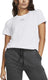 Under armour ua rival core ss-wht dames sportshirt - wit - zwart