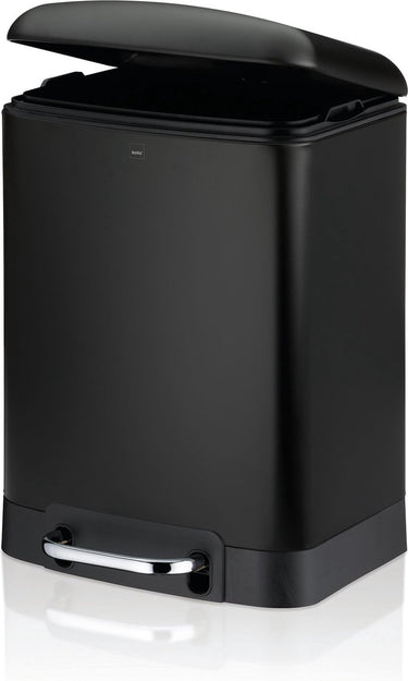 Kela afvalemmer, rvs, zwart, 6 l - | davino