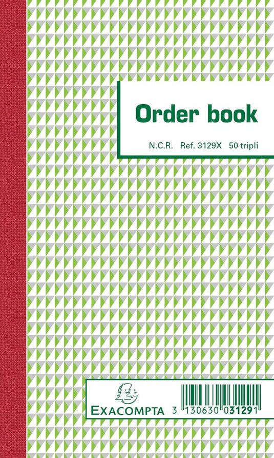 Exacompta orderboek 175x105mm 50x3v