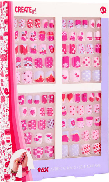 Create it! kunstnagels zelfklevend maxi set, 96st