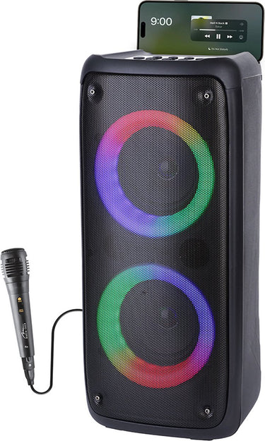 Media-tech draagbare luidspreker, karaoke, bluetooth 5.0, 1000w, mt3181