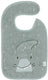 Trixie slab baby blauw katoen mr. shark verstelbaar - biologisch.