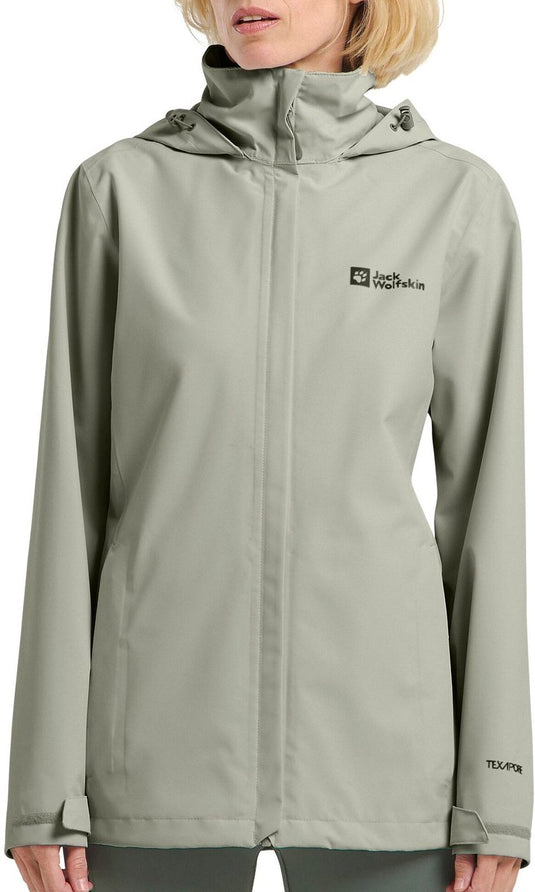 Jack wolfskin trailtime 2l jas dames - maat s