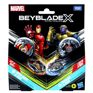 Load image into Gallery viewer, Beyblade x marvel thanos iron man
