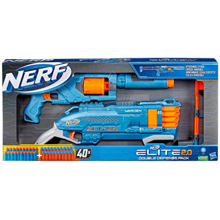 Load image into Gallery viewer, Hasbro nerf elite 2.0 double defense pack
