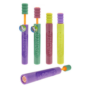 Waterspuit power foam deluxe 38cm assorti | 4 stuks