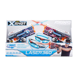 Load image into Gallery viewer, Zuru x-shot skins laser 360 blaster 2 pack
