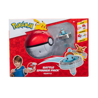 Load image into Gallery viewer, Jazwares pokémon battle spinner game - squirtle pokéball
