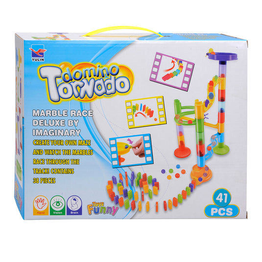 Knikkerbaan met domino, 41dlg.