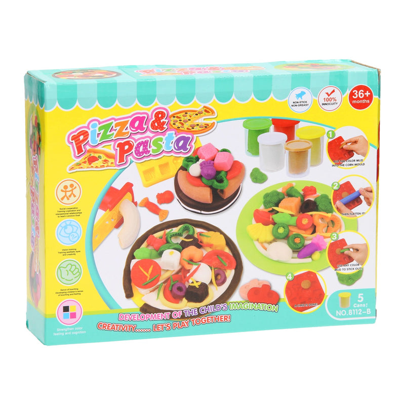 Load image into Gallery viewer, Kleiset pizza en pasta - 5 kleipotjes
