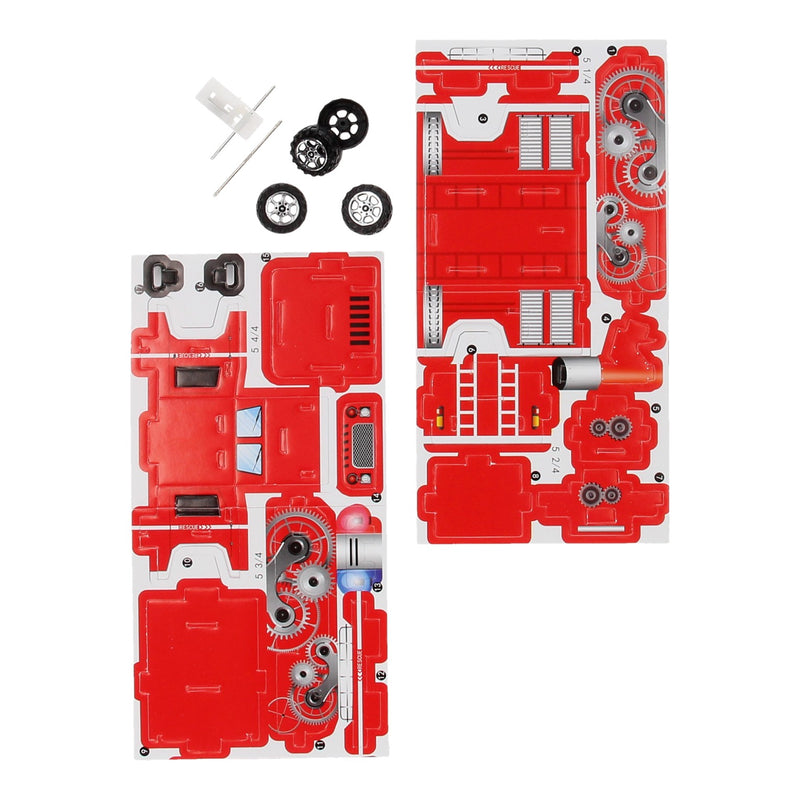 Load image into Gallery viewer, 3d puzzel brandweerauto 22st.
