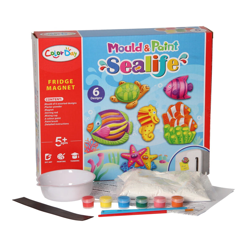 Load image into Gallery viewer, Gips Gieten Magneten - Onderwaterwereld
