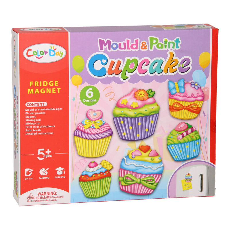 Load image into Gallery viewer, Gips gieten magneten - cupcakes
