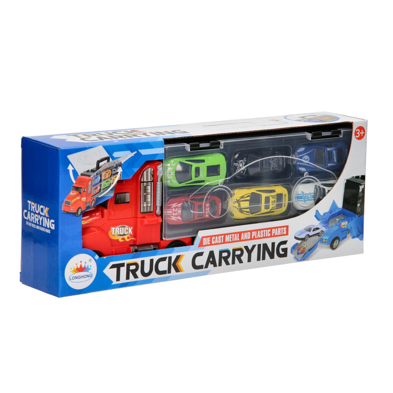 Load image into Gallery viewer, Opberg Autotransporter Rood
