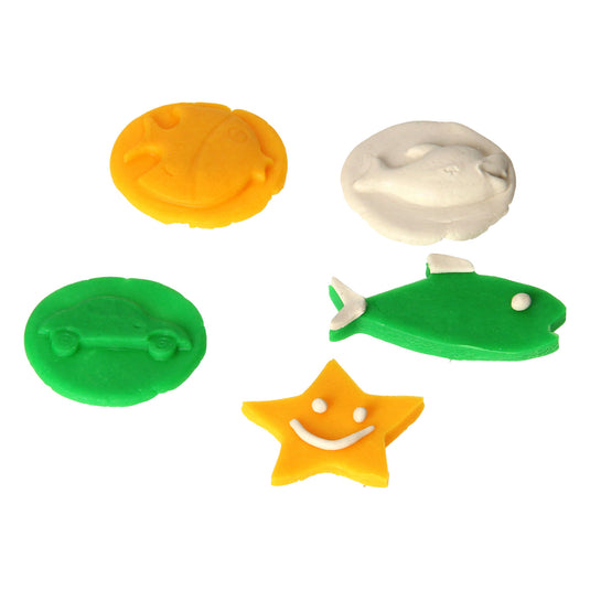 Kleiset fastfood - 4 kleipotjes - 10dlg.