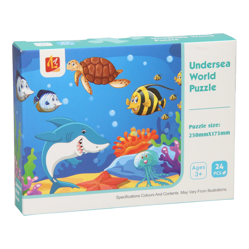 Load image into Gallery viewer, Puzzel Onderwaterwereld, 24st.
